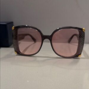 Louis Vuitton Plum/Pink Square Sunglasses